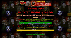 Desktop Screenshot of hauntedwoods.biz